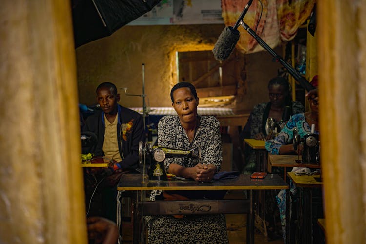 Ugandan youth working